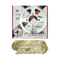KIT DE TRACCION 45T/15T-428H HJ125-7/HJ150-9/TX200 CADENA DORADA XENKAI