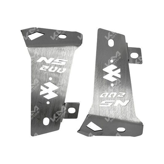 Protector lateral de radiador para Pulsar 200NS de KM Motos, protección resistente para el radiador de motocicleta.