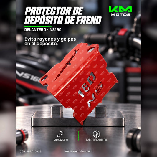 PROTECTOR DEPOSITO LIQUIDO DE FRENO DELANTERO NS160 — XPRO-0012 | KM Motos