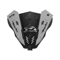 VISERA METAL APACHE 160/200 RTR NEGRO CON BLANCO