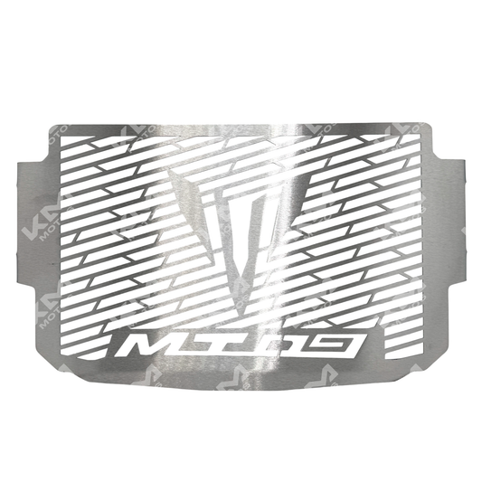 Protector de radiador 3D para Yamaha MT09 de KM Motos, con diseño resistente y protección eficiente para el radiador.