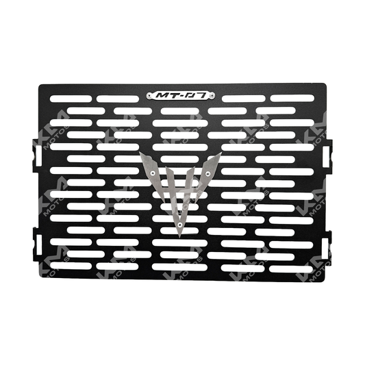 Protector de radiador 3D para Yamaha MT07 de KM Motos, diseño resistente y decorativo para protección del radiador.
