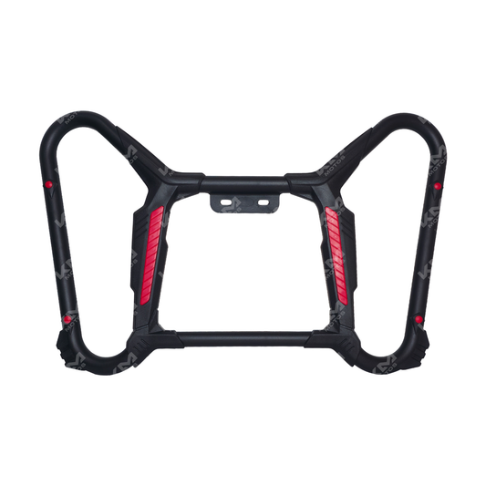 Defensa universal para motos KM Motos GN, FT125, DT125, YBR125, FT150, en color negro, soporte resistente y duradero