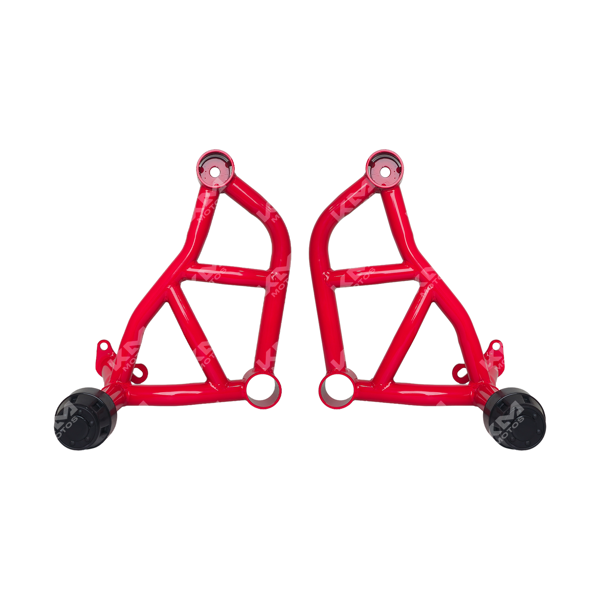 Defensa para motocicleta Suzuki GN125 de la marca KM Motos, protección y estructura resistente para la moto.