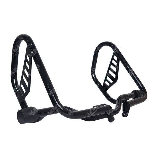 Protección para motor KM Motos XR150L y 190L, parte de defensa de motor resistente en color negro.