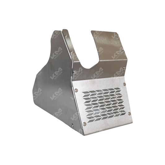 Pechera para TVS Apache 160-200 de KM Motos, protección de motopartes con diseño resistente y ajustable.