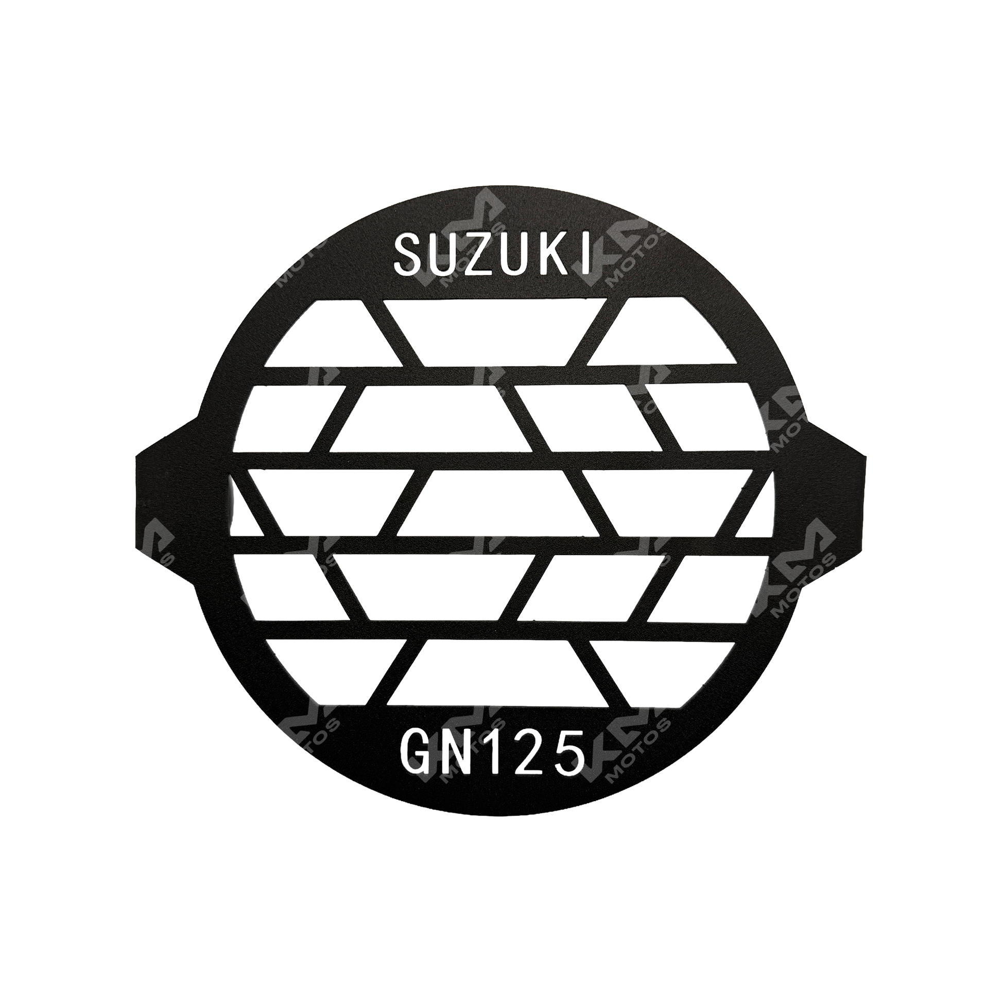 Protector de foco para Suzuki GN125 de la marca XPRO, resistente y de alta calidad, mostrado en color negro.