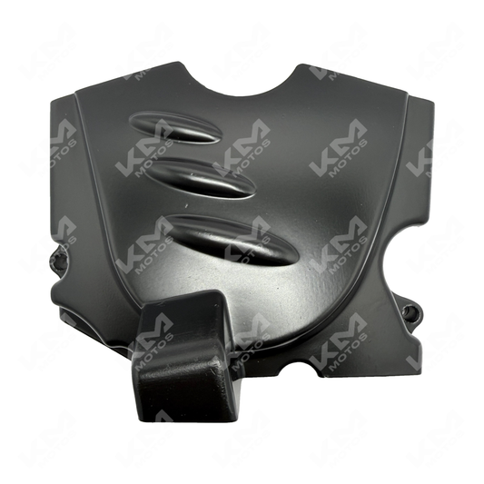 Tapadera de sprocket XM200Z de Xenkai para motocicleta, en color negro con detalles metálicos visibles.
