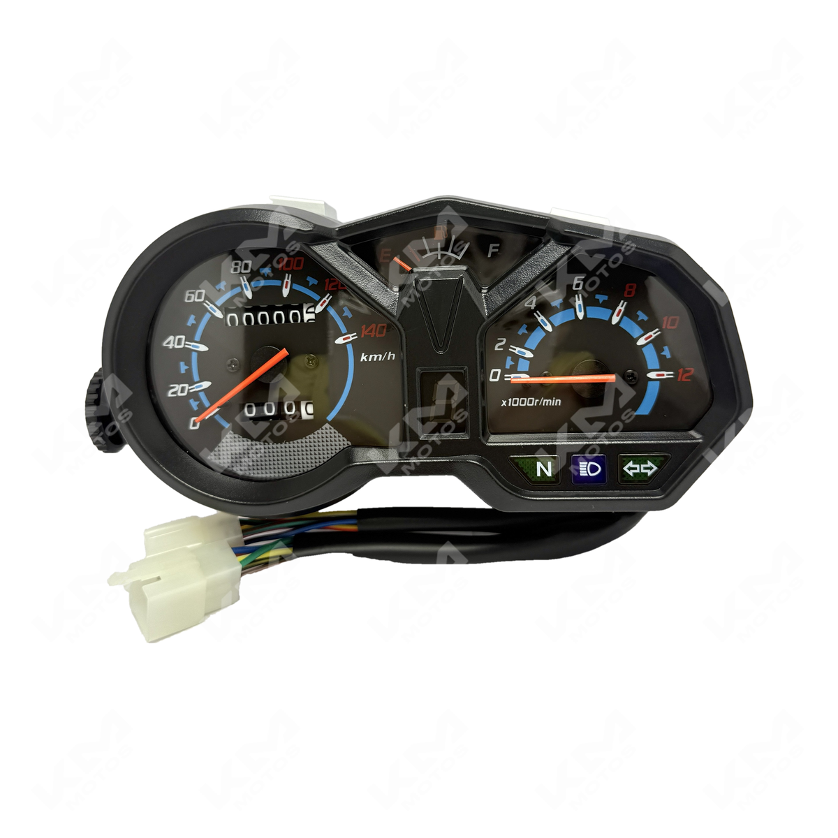VELOCIMETRO (TACOMETRO) VIVOS AZULES 125FL 125Z XENKAI