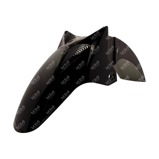 Salpicadera negra para moto XENKAI 150Z, protección de guardafango con acabado resistente y diseño aerodinámico.