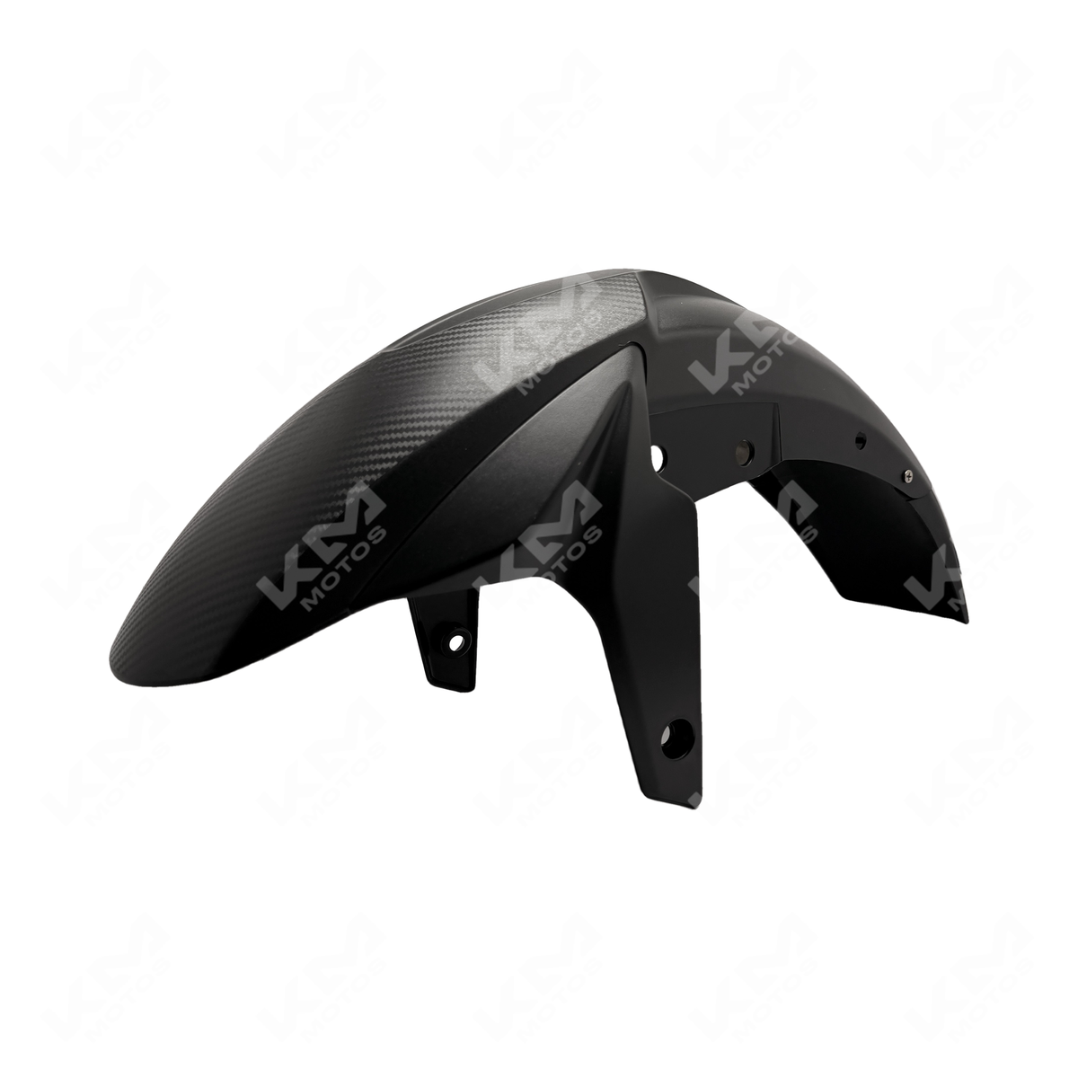 Guardabarros delantero para Pulsar NS 160 de KM Motos, color negro, con diseño resistente y compatible con motocicleta Pulsar NS 160.