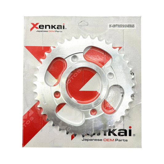 Buje XENKAI Catarina 39T/428H FT150/CG150 con diseño resistente, para motocicletas y vehículos similares.