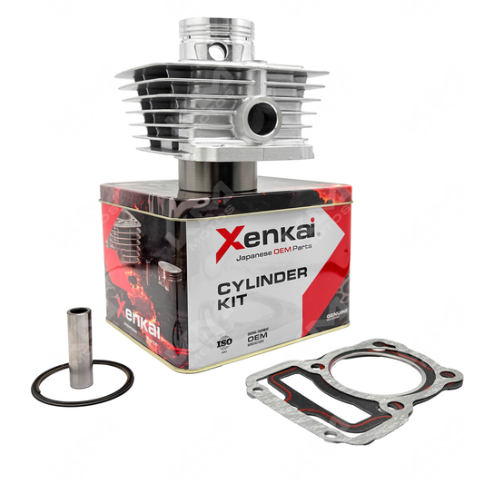 KIT DE CILINDRO CG150/FT150/DM150/STD + PISTON ALTO GRIS XENKAI