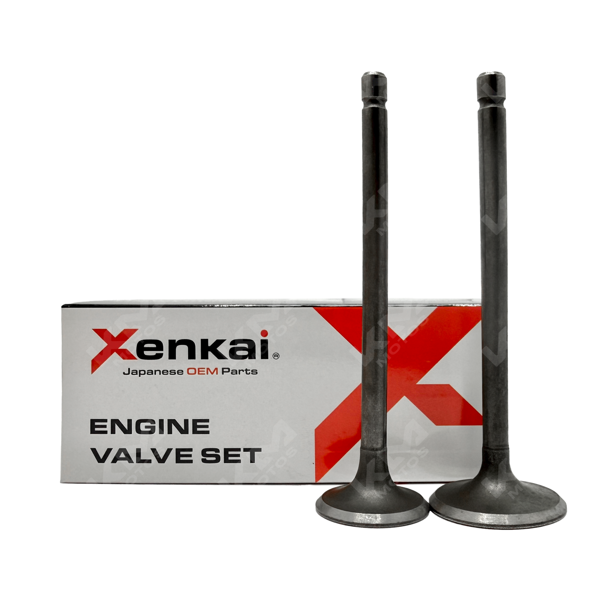 Válvulas de admisión y escape XENKAI para motor HJ125, CG125, FT125, STD, componentes de sistema de escape y admisión.