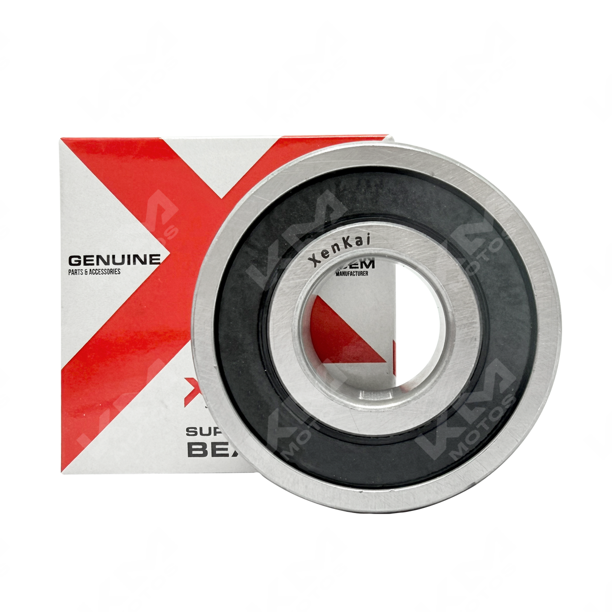 Balineras XENKAI 6204 2RS, rodamientos de bolas resistentes y duraderos para maquinaria y aplicaciones industriales.