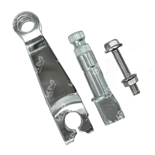 Leva de freno universal para CG125 y HJ125 con eje, pieza de repuesto para motocicletas.