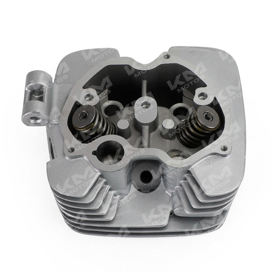 Culata CG250/TANK 250 para motor de varilla, imagen de la culata en color metálico con detalles mecánicos visibles.