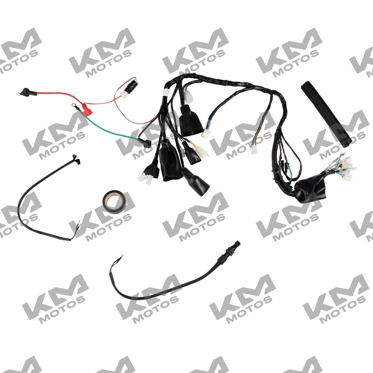 Arnés eléctrico principal FT150 Italika, sistema eléctrico original para motocicleta Italika, con componentes visibles en la imagen.