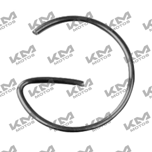 Seguro de pasador de pistón Italika Bit150, componente original para sistema de motor, en imagen que muestra la pieza técnica