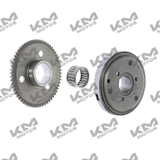 Clutch de arranque para ATV150-II Italika GY6-150, sistema de motor original con reversa, para motocicleta ATV.