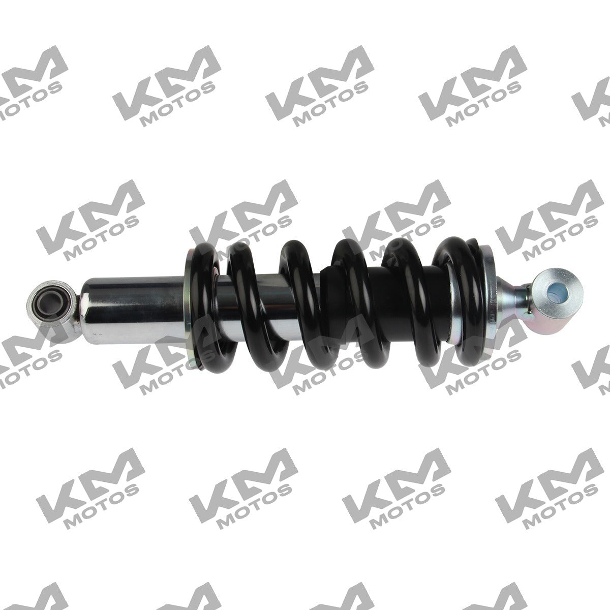 Amortiguador trasero negro ORIGINAL para DM150, componente de suspensión de motocicleta, visible en la imagen.