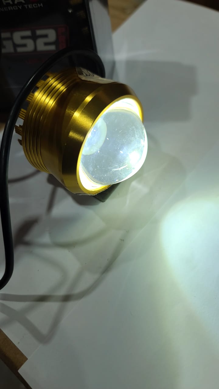 Luz LED ojo con lupa grande y flash de KMMOTOSHN, con lente de aumento y luz brillante para trabajos detallados.