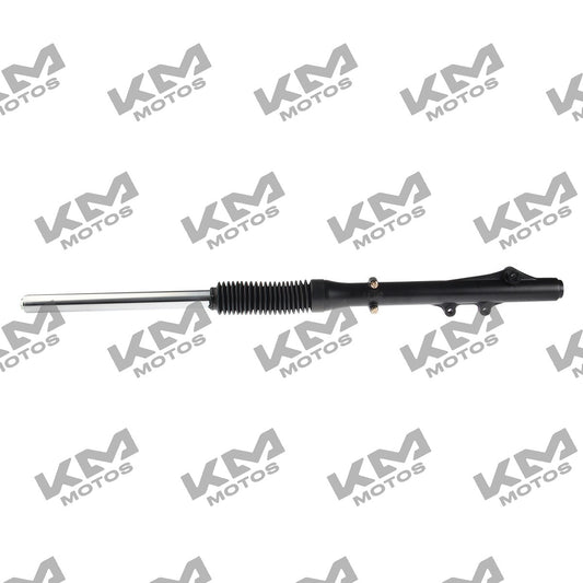 Amortiguador delantero izquierdo Italika ZDM200 DM150 DM200, sistema de suspensión, imagen de componente original.