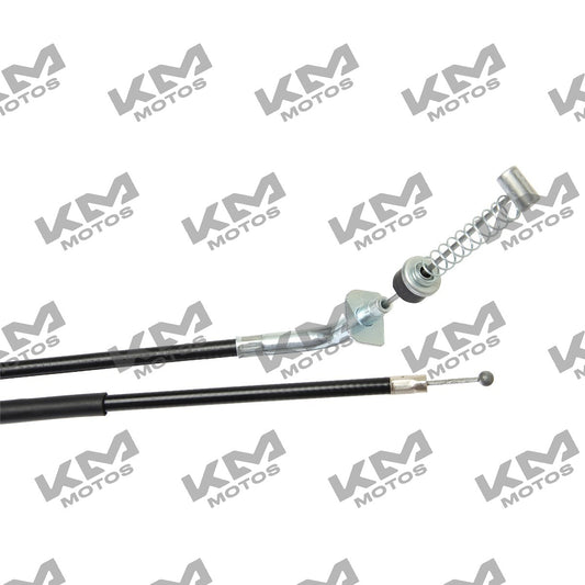 Cable de freno delantero para ATV180 Italika, componente original del sistema de frenos, muestra el cable y sus conexiones.