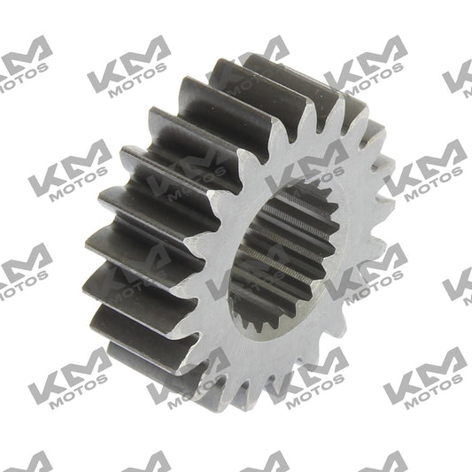 Engranaje de fuerza primario 250z para sistema de motor Italika, componente original E09010015, en color metálico
