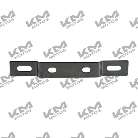 Base de portaplaca Italika Gtk125, sistema de chasis original F16030060 en color negro, con detalles visibles en la imagen