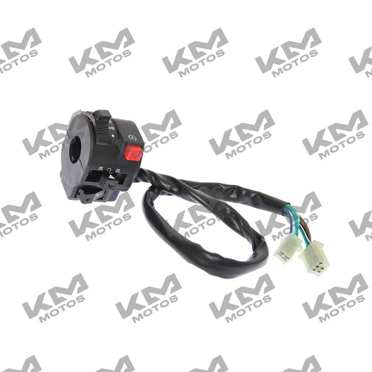 Conjunto de mando izquierdo para ATV150-II y ATV180 Italika, sistema eléctrico original, con control de reversa visible en la imagen.