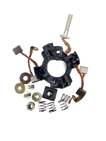 Porta carbones para caja TVS King de la marca Bajaj, resistente y con diseño funcional para motocicleta.