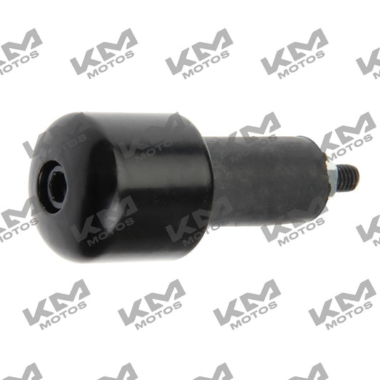 Contrapeso de manubrio Italika FT150S para sistema de control, pieza original F10020096 en imagen.