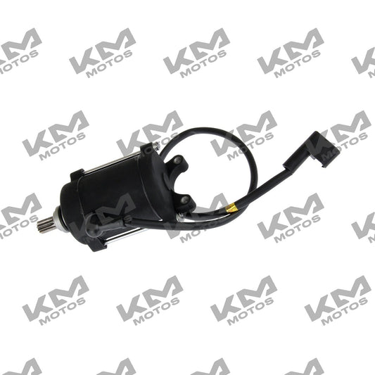 Motor de arranque original Italika FT200-TS, sistema de motor para motocicleta FT200, en color negro con componentes visibles