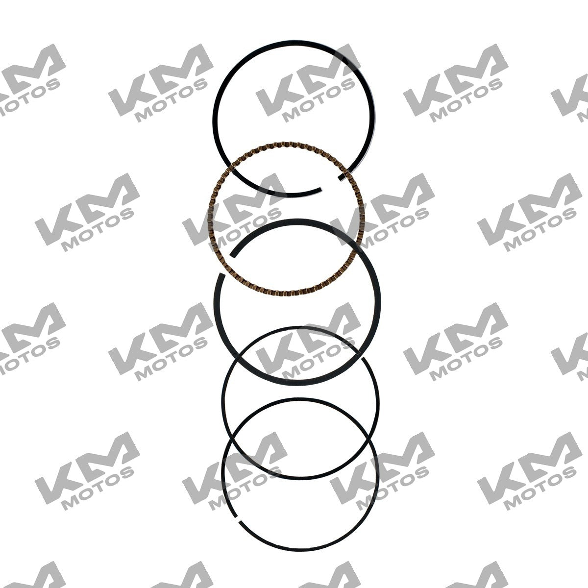 Set de anillos de pistón KM Motos para FT150TS, CG150, KB150, GX150 y Defender, incluye anillos estándar para motores.
