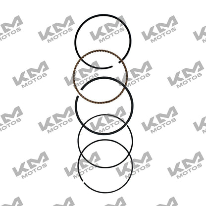 Set de anillos de pistón KM Motos para FT150TS, CG150, KB150, GX150 y Defender, incluye anillos estándar para motores.