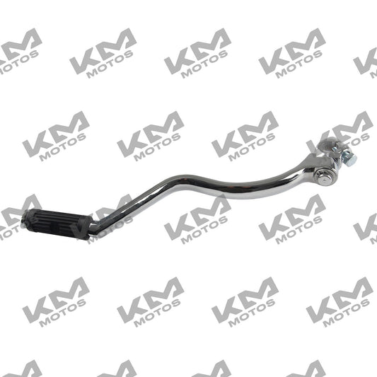 Pedal de arranque Sport Italika FT125 y FT150 para Forza 125, sistema de chasis original en color negro.