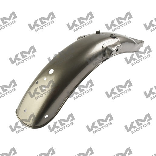 Guardafango trasero gris clásico para ITALIKA FT125, sistema de chasis original F16010135, resistente y de alta calidad.