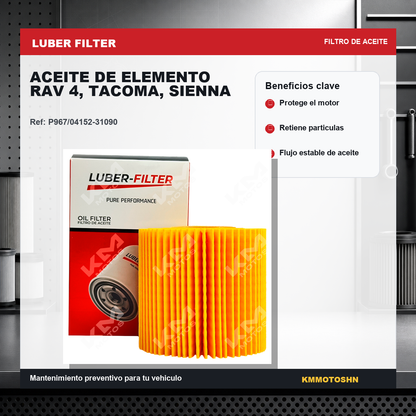 Filtro Luber Filter filtro de aceite de elemento rav 4 tacoma sienna
