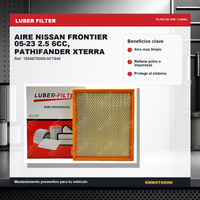 FILTRO DE AIRE NISSAN FRONTIER 05-23 2.5 6CC, PATHIFANDER XTERRA