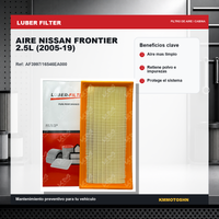FILTRO DE AIRE NISSAN FRONTIER 2.5L (2005-19)