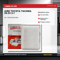 FILTRO DE AIRE TOYOTA TACOMA 05-23 2.7