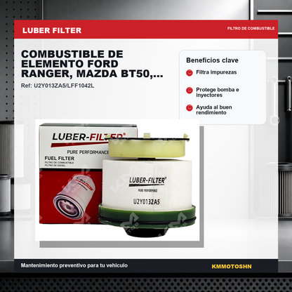 Filtro Luber Filter filtro de combustible de elemento ford ranger mazda bt50 l200 lff1042t