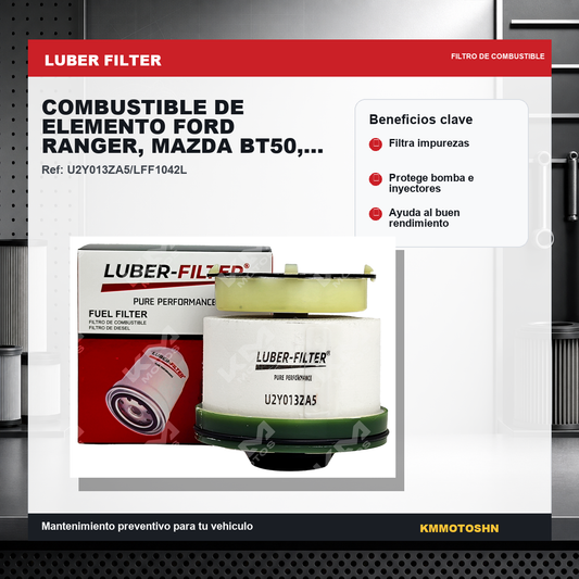 Filtro Luber Filter filtro de combustible de elemento ford ranger mazda bt50 l200 lff1042t