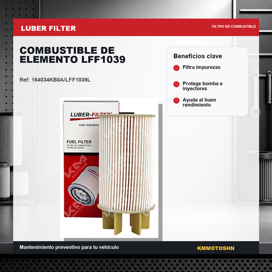 Filtro Luber Filter filtro de combustible de elemento lff1039