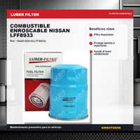 FILTRO DE COMBUSTIBLE ENROSCABLE NISSAN LFF8933