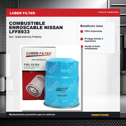 Filtro Luber Filter filtro de combustible enroscable nissan lff8933