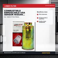 FILTRO DE COMBUSTIBLE ENROSCABLE USA SENSOR NISSAN  LFF8932
