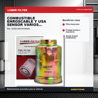 FILTRO DE COMBUSTIBLE ENROSCABLE Y USA SENSOR VARIOS  TOYOTA G2920