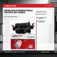 FILTRO DE GASOLINA/COMBUSTIBLE TOYOTA EFI G2904